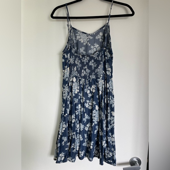 Design Lab Blue Flower Dress - Picture 3 of 3